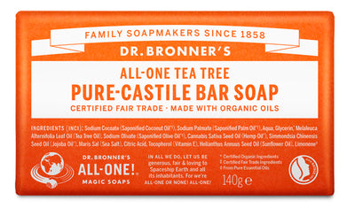 Tea Tree - Pure-Castile Bar Soap - tea-tree-pure-castile-bar-soap