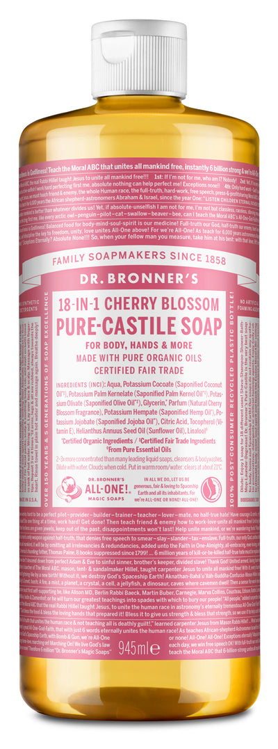 Cherry Blossom - Pure-Castile Liquid Soap - cherry-blossom-pure-castile-liquid-soap