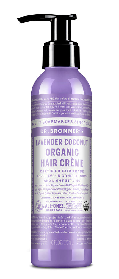 Lavender Coconut - Organic Hair Creme - lavender-coconut-organic-hair-creme