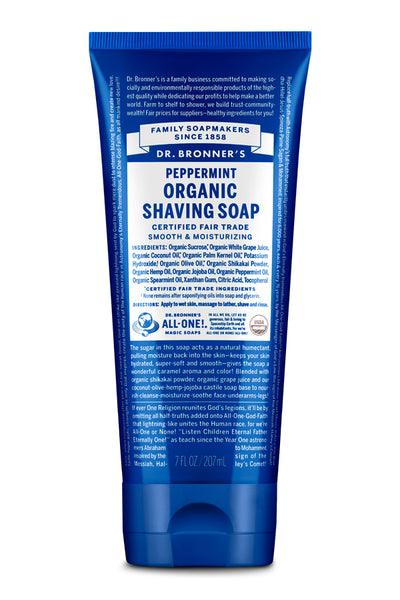 Peppermint - Organic Shaving Soap - peppermint-organic-shaving-soap