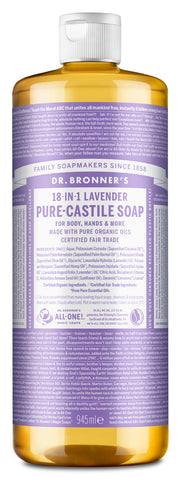 Lavender - Pure-Castile Liquid Soap