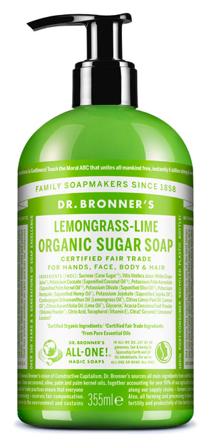 Lemongrass Lime - Organic Sugar Soap