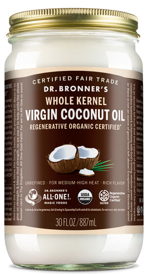 Whole Kernel Coconut Oil - REGENERATIVE ORGANIC COCONUT OIL