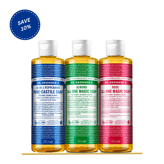 Pure Castile Liquid Soaps Dr Bronners Ireland 1421