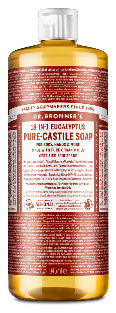 Eucalyptus - Pure-Castile Liquid Soap - eucalyptus-pure-castile-liquid-soap