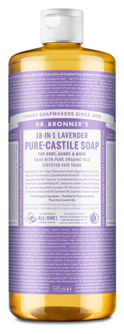 Lavender - Pure-Castile Liquid Soap - lavender-pure-castile-liquid-soap