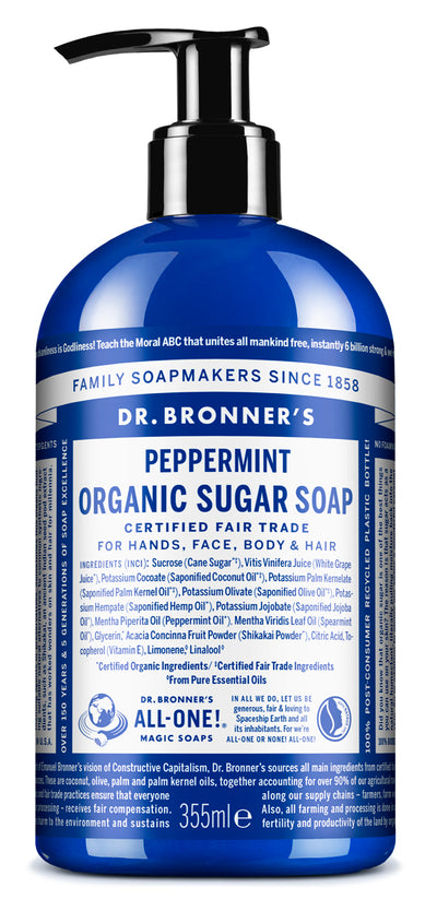 Peppermint - Organic Sugar Soap - peppermint-organic-sugar-soap