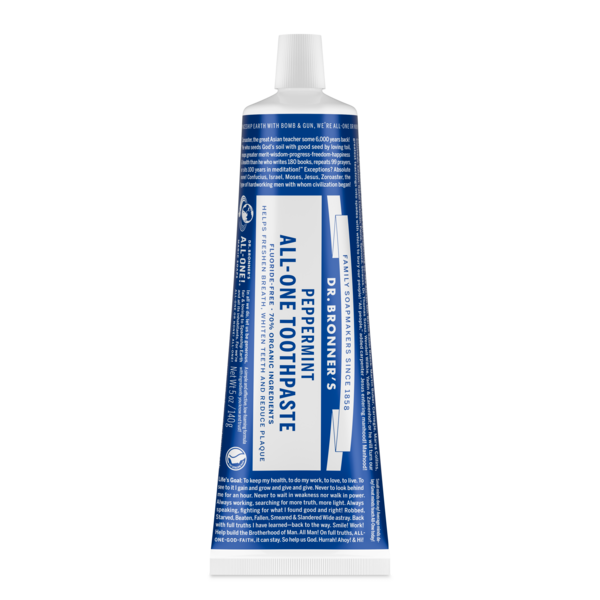 Peppermint - All-One Toothpaste – Dr. Bronner's Ireland