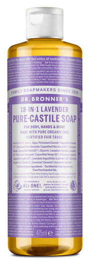 Lavender - Pure-Castile Liquid Soap