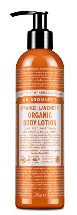 Orange Lavender - Organic Lotion