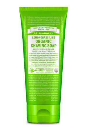 Lemongrass Lime - Organic Shaving Soap